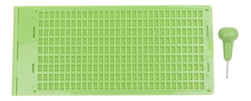 Tablero De Escritura Braille 9 Líneas Y 30 Celdas