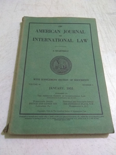 The América Journal Of International Law Documento 1955