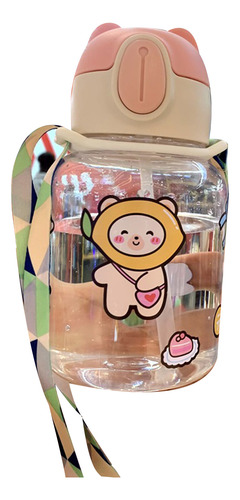 Botella De Agua Con Correa De Hombro Para Bebé Sippy Cup, Su