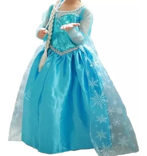 Disfraz Vestido Princesa Elsa Frozen