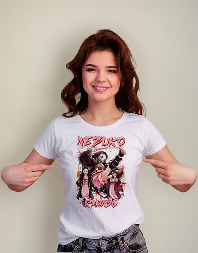 Playera Dama Ts Demon Slayer Nezuko P260
