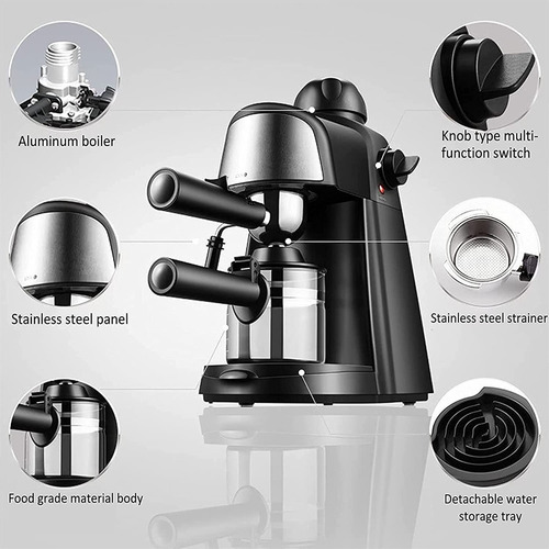 Imagen 6 de 10 de Cafetera Modelo Latte Tipo Expresso 3.5 Bares Café Elegante