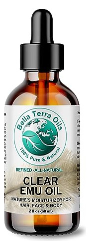 Bella Terra Oils - Clear Emu Oil 2oz - Pure Emu 1kki8