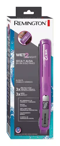 Comprar Plancha alisadora Remington Wet2Straight para cabello húmedo o  seco, S7901P