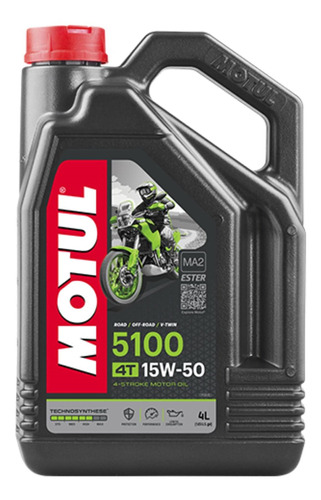 Aceite De Motor A Gasolina 4 Tiempos Motul 5100 15w50 4l