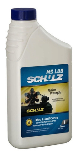 Aceite Para Compresor A Pistón Lub Schulz - Fanacom