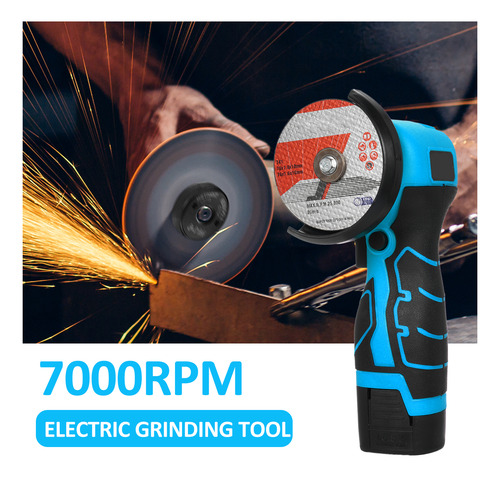 Amoladora Angular Inalámbrica De 7000 Rpm, Mini Herramienta