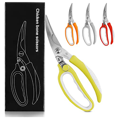 Kitchen Scissors  Premium Poultry Shears With Rubber...