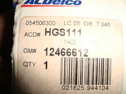 Amortiguador Delantero Cheyenne 4*4 91/96  Acdelco#hgs-111