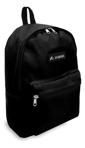 Mochila Clasica Everest Para Equipaje, Color Negro