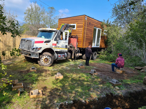 Cabaña Casa Módulo Transportable En Excelente Estado 18 M2