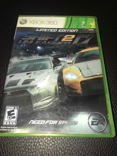 Videojuego Need For Speed Shift 2 Unleashed Para Xbox 360