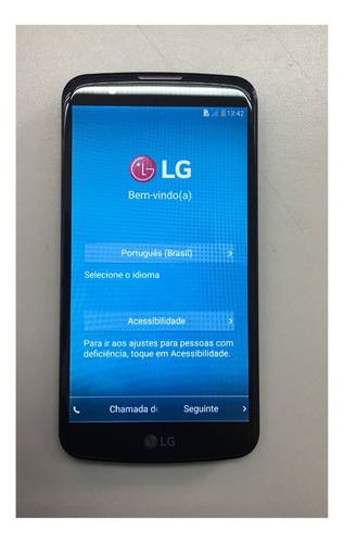 Smartphone LG K10 Lte 16gb Android - Azul - Usado !!