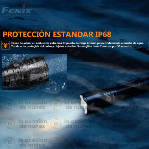 Imagen 4 de 9 de Linterna Tactica Fenix Tk26r 1500 L De Mano Rojo Verde 350m