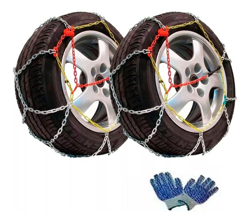 Cadena Nieve Barro 12mm Auto Rodado 14 15 16 17 +guantes