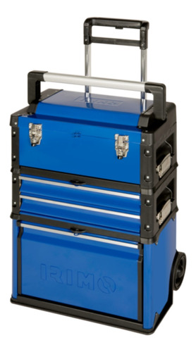Caja de herramientas Irimo 9021FTW520 de metal con ruedas 320mm x 520mm x 720mm azul