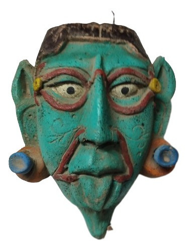 Mascara Aluxe Maya De Barro Artesanía Contemporánea Chichen 