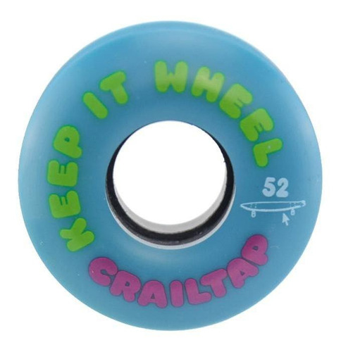 Roda Girl Keep It Wheel 52mm 101a Azul