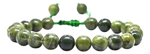 Pulsera De Jade Verde Mujeres Regalos Hombres Pulsera D...