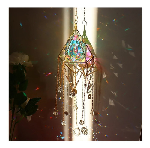 Grande Prisma De Luz - Atrapasol 3 / Suncatcher / Colgante