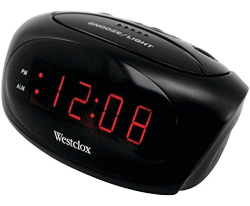 Westclox 70044 Un Superloud Led Eléctrico Reloj Despertador 