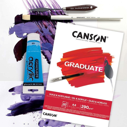 Tinta Acrilica Daler Rowney Graduate 120ml Cor 006 Mixing White