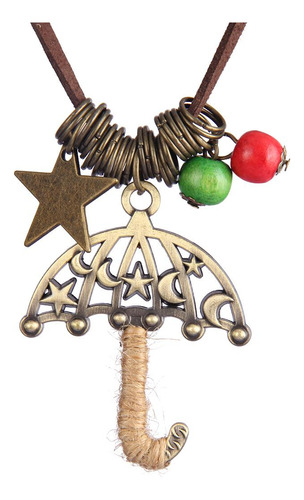 Suéter Collar Cadena Colgante Clásico Bisutería Para