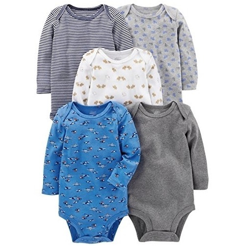 Ropa Para Bebé Paquete De 5 Bodys Unisex Talla 6-9 Meses