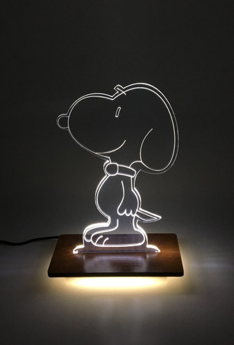 Abajur Led Snoopy