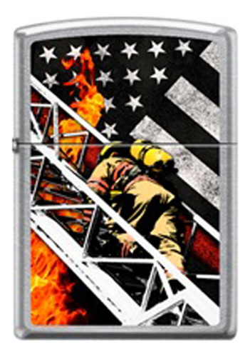 Encendedor A Prueba De Viento Zippo 207-071997 Fireman Con D