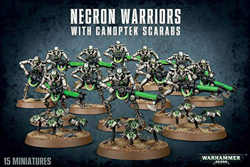 Guerreros Necron Con Escarabajos Canoptek