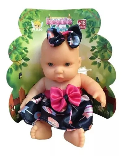 Boneca Bebê Anjo Collection com Shortinhos Anjo 2226 - freitasvarejo