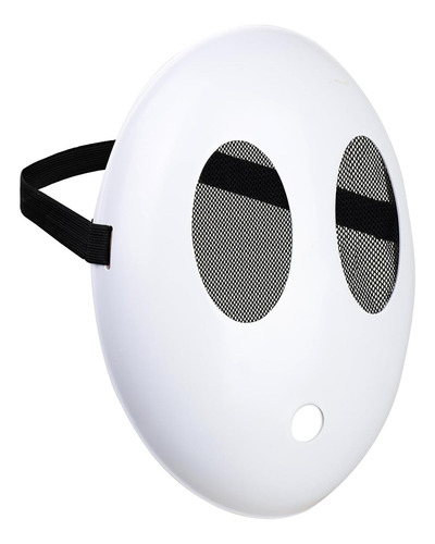 Monisorly White Shy Guy Mask Girl Halloween Mask Full Mask F
