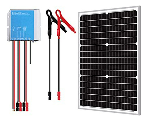 Newpowa 30 W Vatio 12 V Panel Solar + Pwm 10 A 12 V Smart Dr