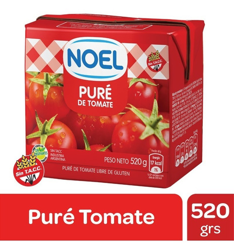 Pure De Tomates Noel Sin Tacc 520 Grs