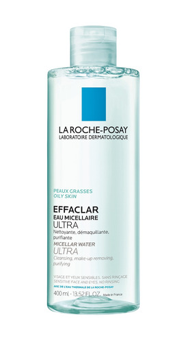 Imagen 2 de 2 de Agua micelar La Roche-Posay Effaclar para piel mixta a grasa 400 ml