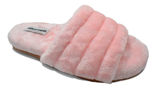 Pantuflas Mujer Peluche Importada Livianas Serafinne Nati