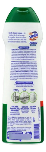 Saponáceo Sapólio Radium Cremoso Limão 250ml Bombril Kit 3