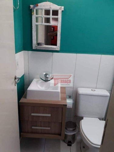 Imagem 28 de 30 de Cobertura Com 3 Dormitórios À Venda, 85 M² Por R$ 380.000,00 - Parque São Vicente - Mauá/sp - Co0739