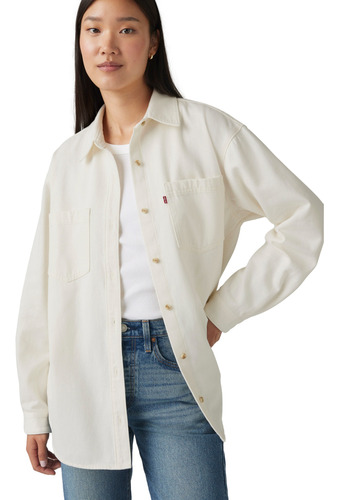 Camisa Mujer Iris Non Denim Shirt Blanco Levis 001ss-0001