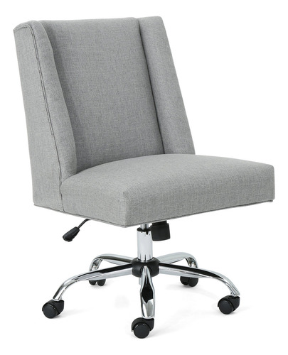 Great Deal Furniture Tucker Silla Tradicional De Oficina En. Color Gris