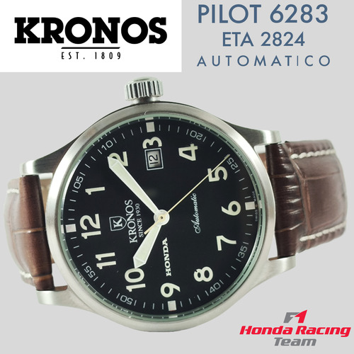 Kronos Pilot 6283 Automático Heart Beat 40mm