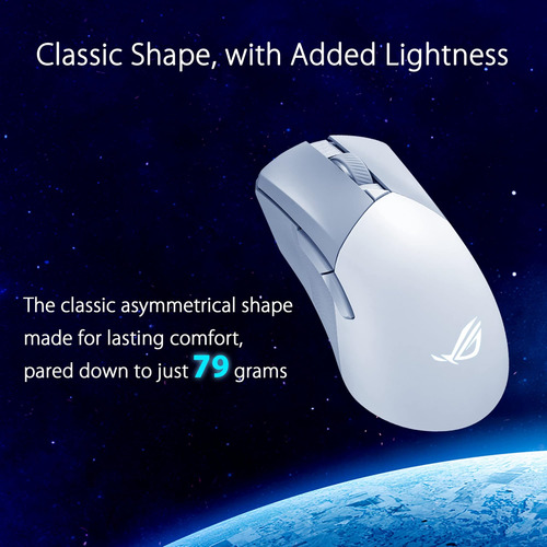 Asus Rog Gladius Iii Wireless Gaming Mouse, Dpi, 6 Botones,
