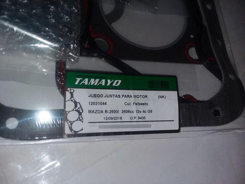 Juego De Empacadura Completa Para Motor Mazda B2600/bt50 2.6