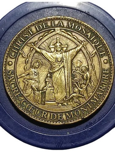 Token Medalla Catedrales Francia 2011 Cristo Mosaico Colecci