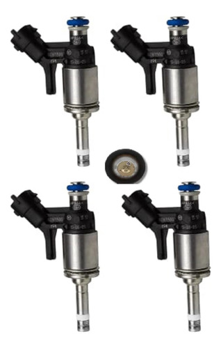 4x Bico Injetor Ds3 Ds4 3008 C4 Lounge Thp 1.6l 0261500494