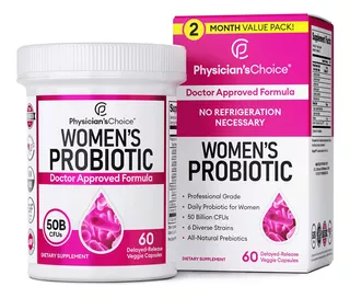 Probioticos Prebioticos 60 Capsulas Mujer D Manosa Cranberry