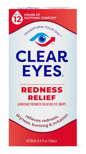 Gotas Clear Eyes Redness Relief Alivio Para Ojos Rojos 15ml