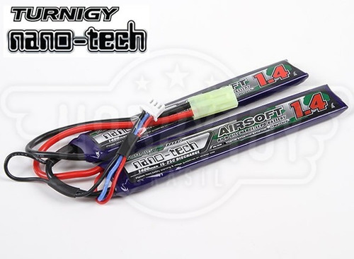 Bateria Lipo 7.4v 1400 Mah 2s 15c B Nano-tech Aeg Aero M4