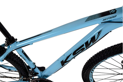 Bicicleta Aro 29 Ksw 24v - Cambios Index Hidraulico+trava Cor Azul Tamanho do quadro 21